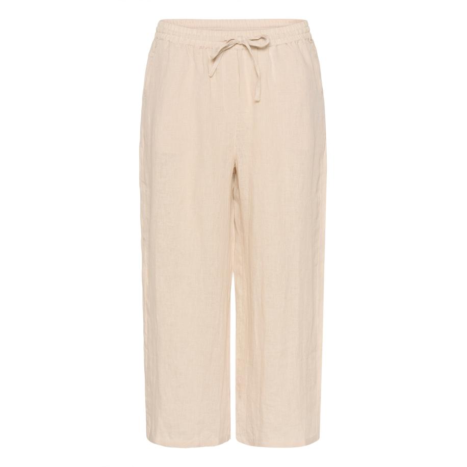 Cream Cream Broek Bellis sand -