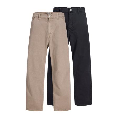 JACK & JONES Broek JPSTALEX RAYE WORKER bruin / zwart