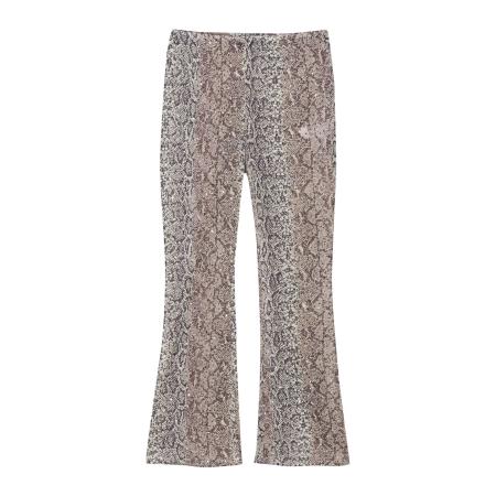 Pull&Bear Pull&Bear Broek beige / donkergrijs / wit