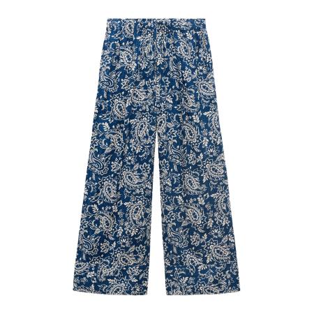 Mango MANGO Broek NEMO blauw / wit