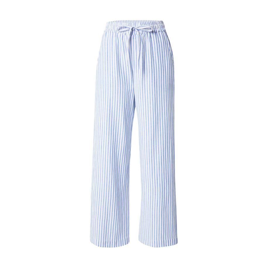 Mbym mbym Broek Grasielle blauw / wit -