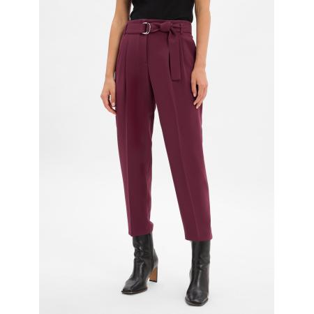 Hugo Boss BOSS Bandplooibroek Tapiah aubergine