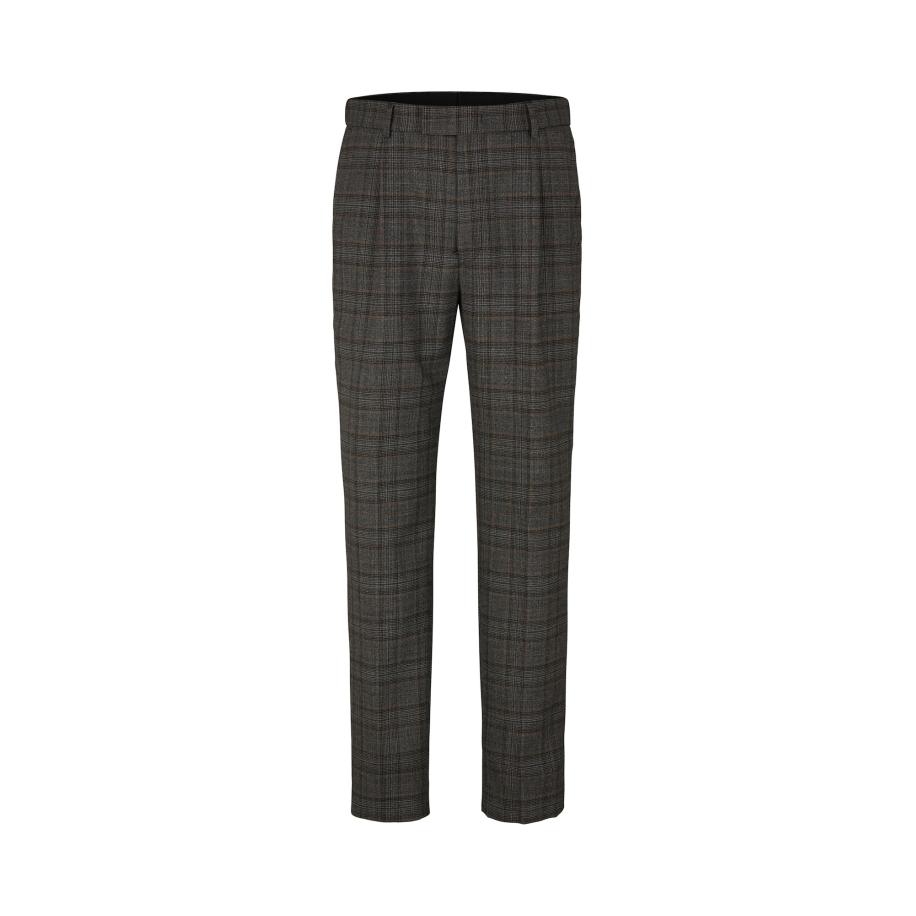 JOOP! JOOP! Pantalon Bird aardetinten / basaltgrijs / lichtgrijs -