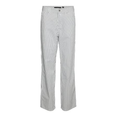 Vero Moda VERO MODA Broek Carly navy / wit