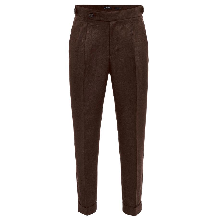 Antioch Antioch Bandplooibroek chocoladebruin -