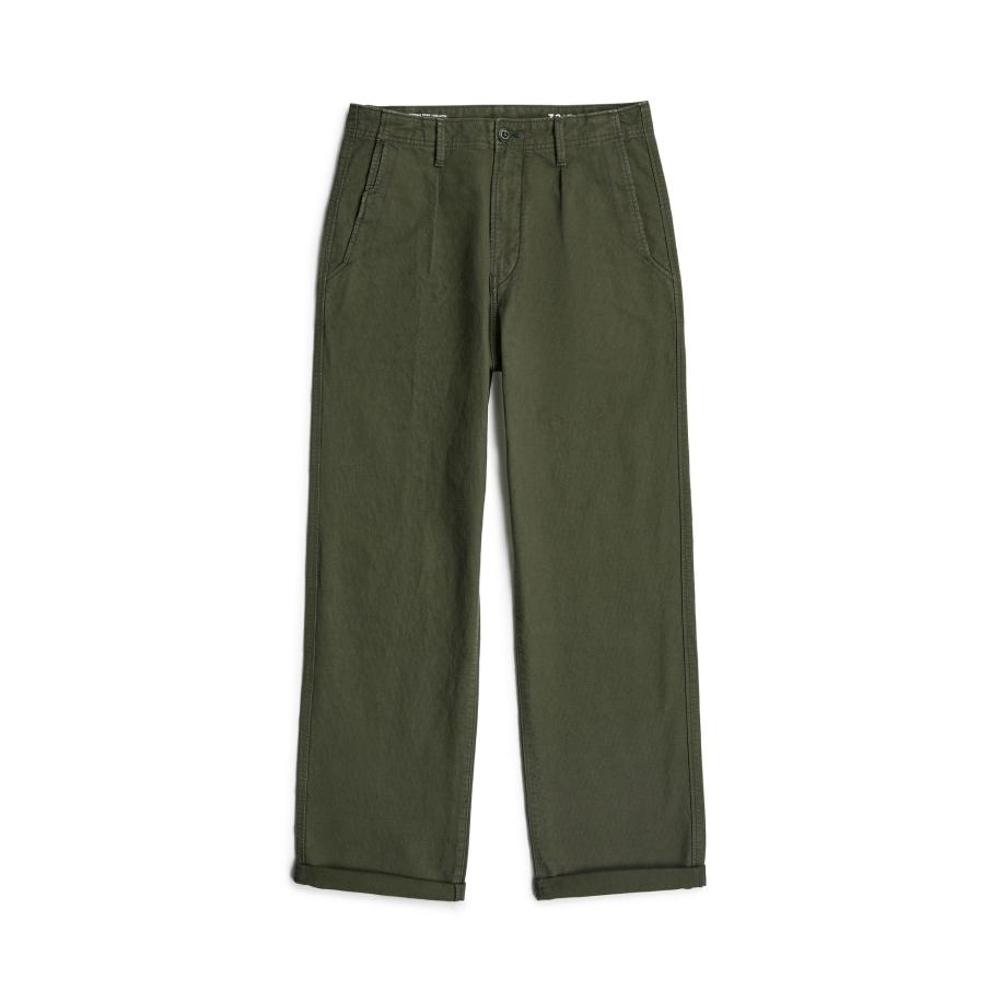 G-STAR Bandplooibroek donkergroen Groen