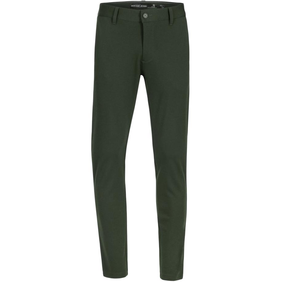 JEFF JEFF Chino Ezra donkergroen -