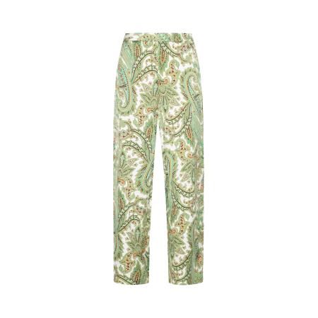 IZIA IZIA Broek Spring Summer bruin / groen / abrikoos / wit