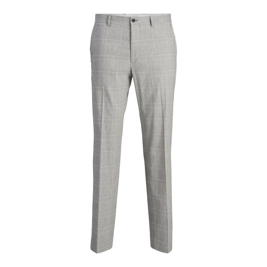 Jack & Jones JACK & JONES Pantalon stone grey / wit -