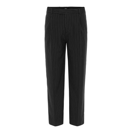 Antioch Antioch Bandplooibroek lichtgrijs / zwart