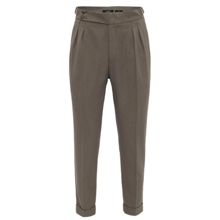 Antioch Antioch Bandplooibroek kaki