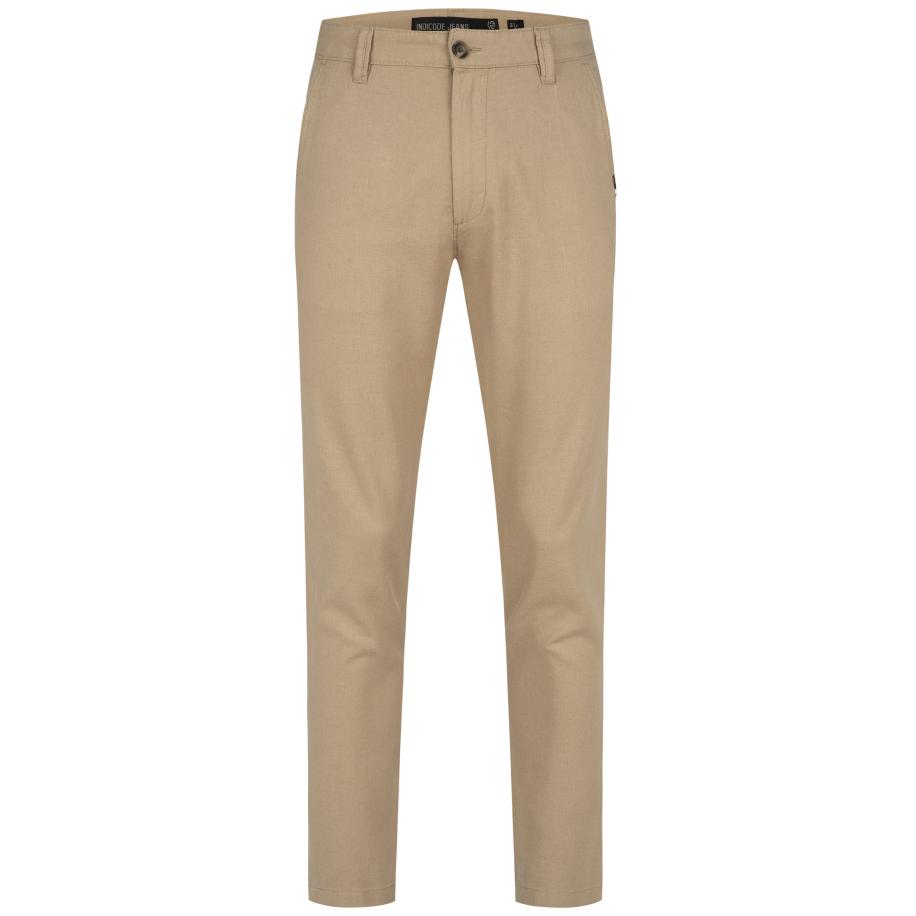 INDICODE JEANS INDICODE JEANS Broek donkerbeige -