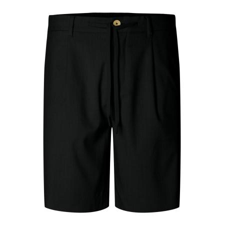 Selected SELECTED Bandplooibroek Leroy zwart