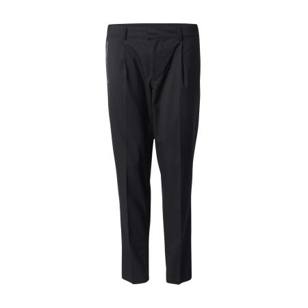 Karl Lagerfeld Karl Lagerfeld Bandplooibroek zwart / wit