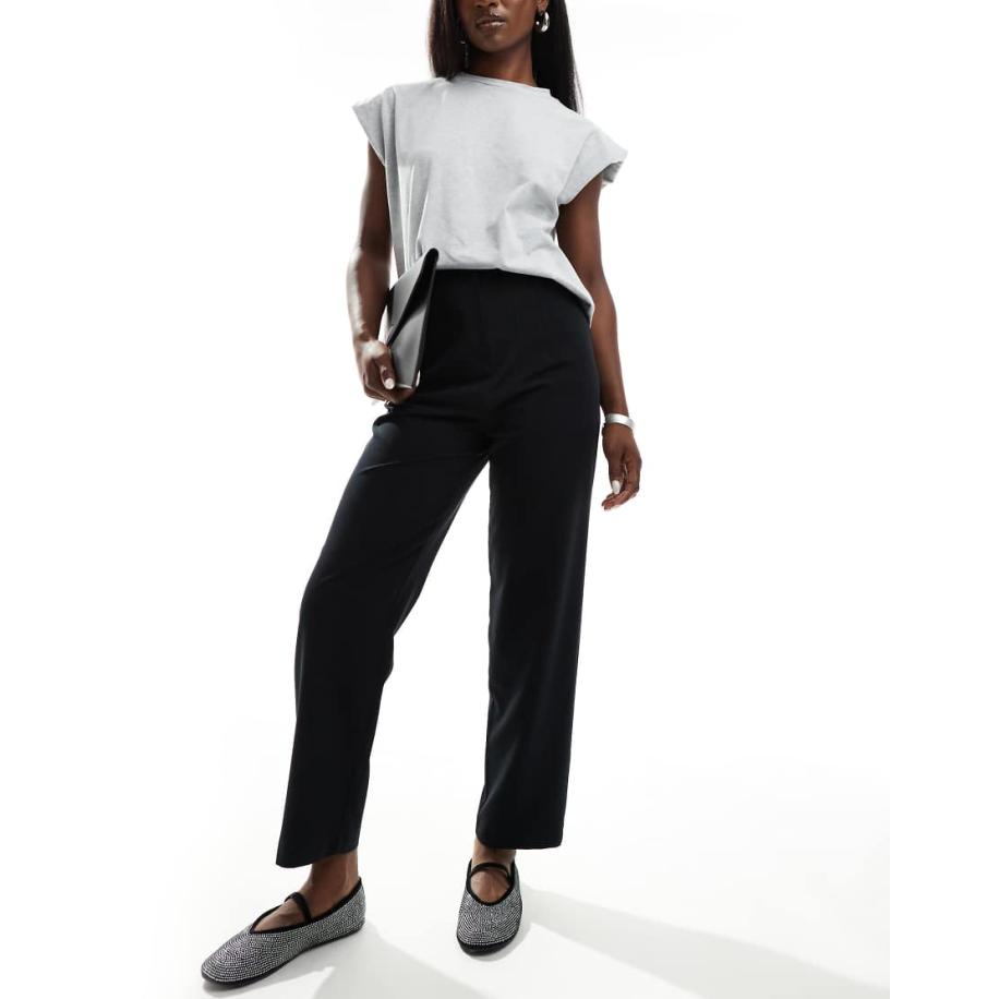 Miss Selfridge Essentials Cigarette-broek in zwart Zwart