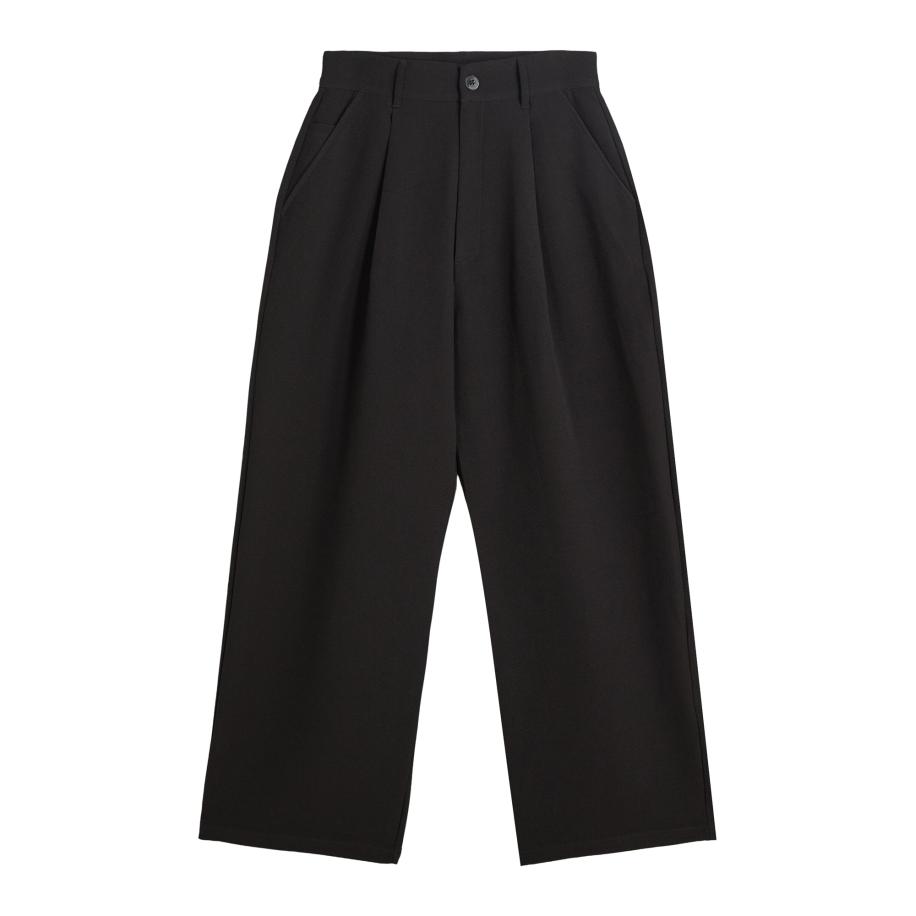 Bershka Bershka Bandplooibroek zwart -