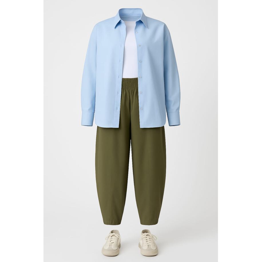 Touche Prive Touche Prive Broek kaki -