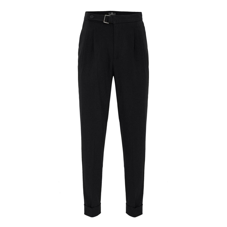 Dandalo Dandalo Bandplooibroek zwart -