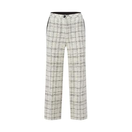 Marc Cain Marc Cain Bandplooibroek Wukari ecru