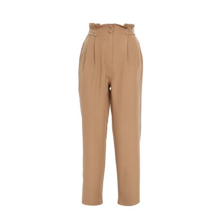 Influencer Influencer Broek camel