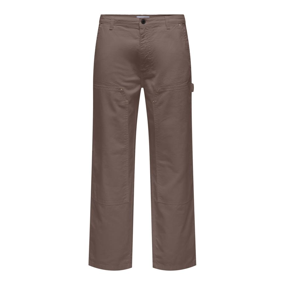 Only & Sons Only & Sons Broek ONSFADE donkerbruin -