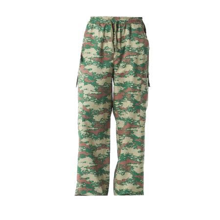 Dandalo Dandalo Broek kastanjebruin / smaragd / pastelgroen