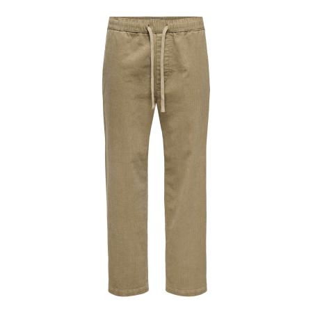 Only & Sons Only & Sons Broek ONSFADE donkerbeige
