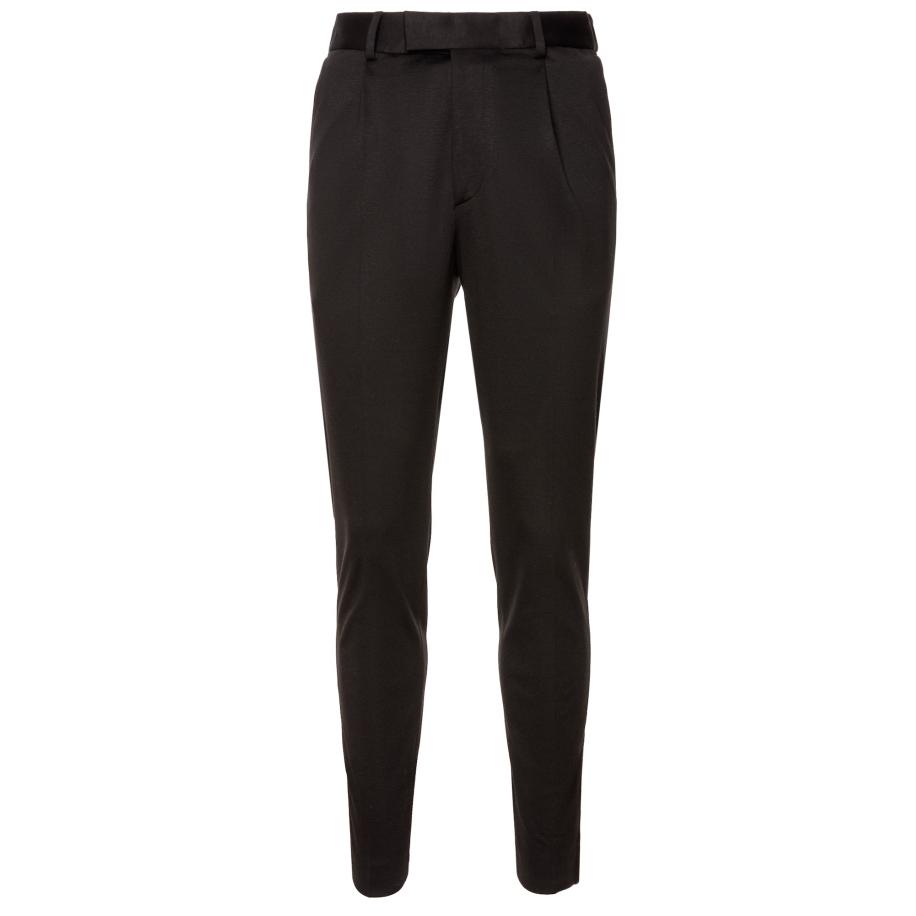 JOOP! JOOP! Bandplooibroek Bird zwart -