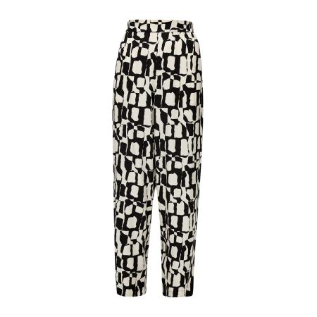 s.Oliver BLACK LABEL Broek zwart / natuurwit