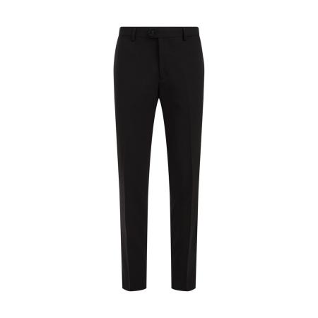 Fundamentals heren slim fit pantalon - Slim Fit - Zwart - Maat: 46L