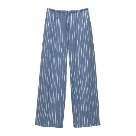 Pull&Bear Pull&Bear Broek blauw / wit