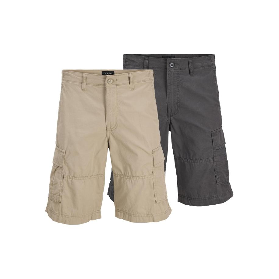 aprel aprel Broek beige / grijs -