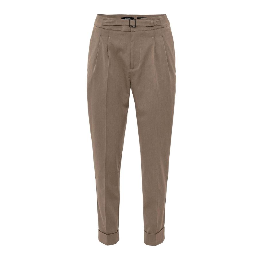 Antioch Antioch Bandplooibroek bruin gemêleerd -