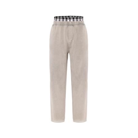 Dandalo Dandalo Broek stone grey / zwart / offwhite