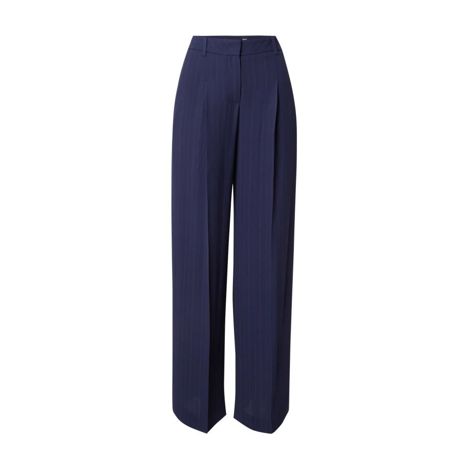 Hugo Boss BOSS Bandplooibroek Tiana4 marine / antraciet -