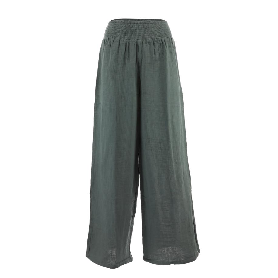 Vivid VIVID Broek donkergroen -