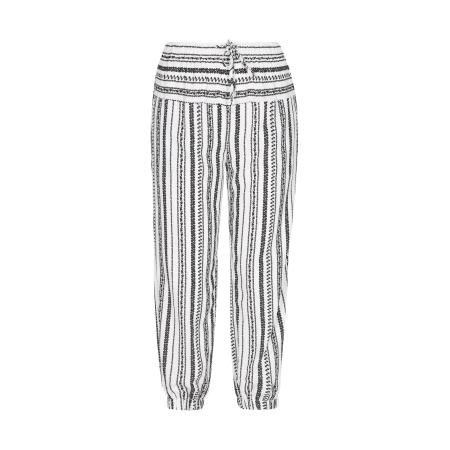 Usha usha FESTIVAL Broek zwart / offwhite