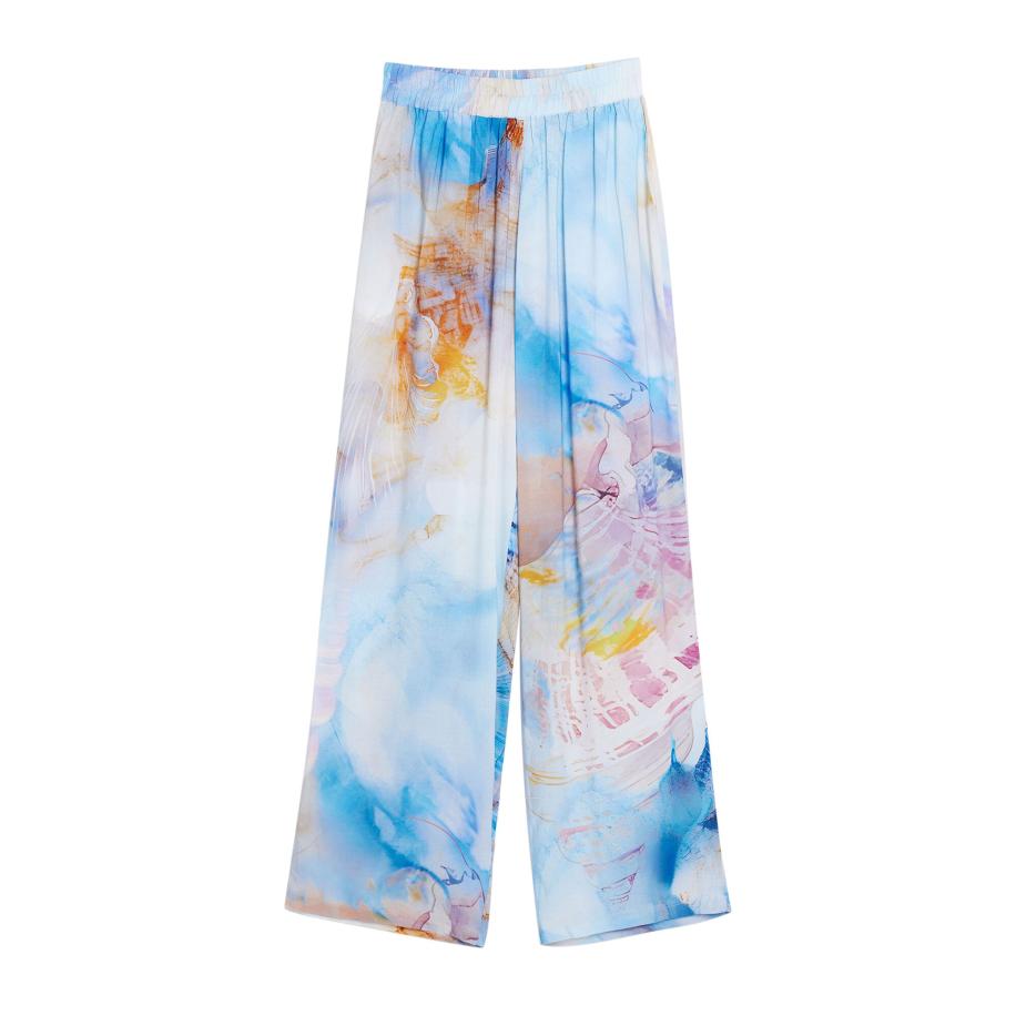 Desigual Desigual Broek blauw / gemengde kleuren -