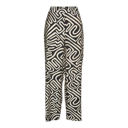 Vero Moda VERO MODA Broek VMVIGDIS zwart / wit