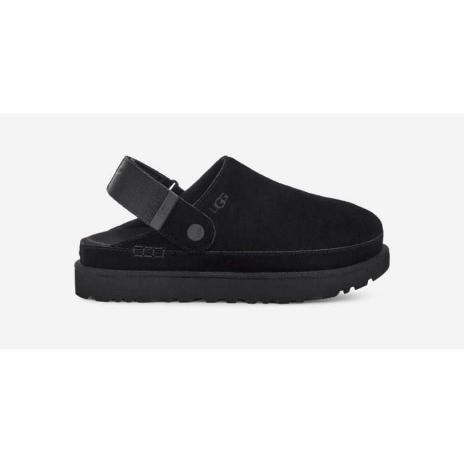 UGG® Goldenstar-klomp voor dames in Black, Maat 37, Suede -