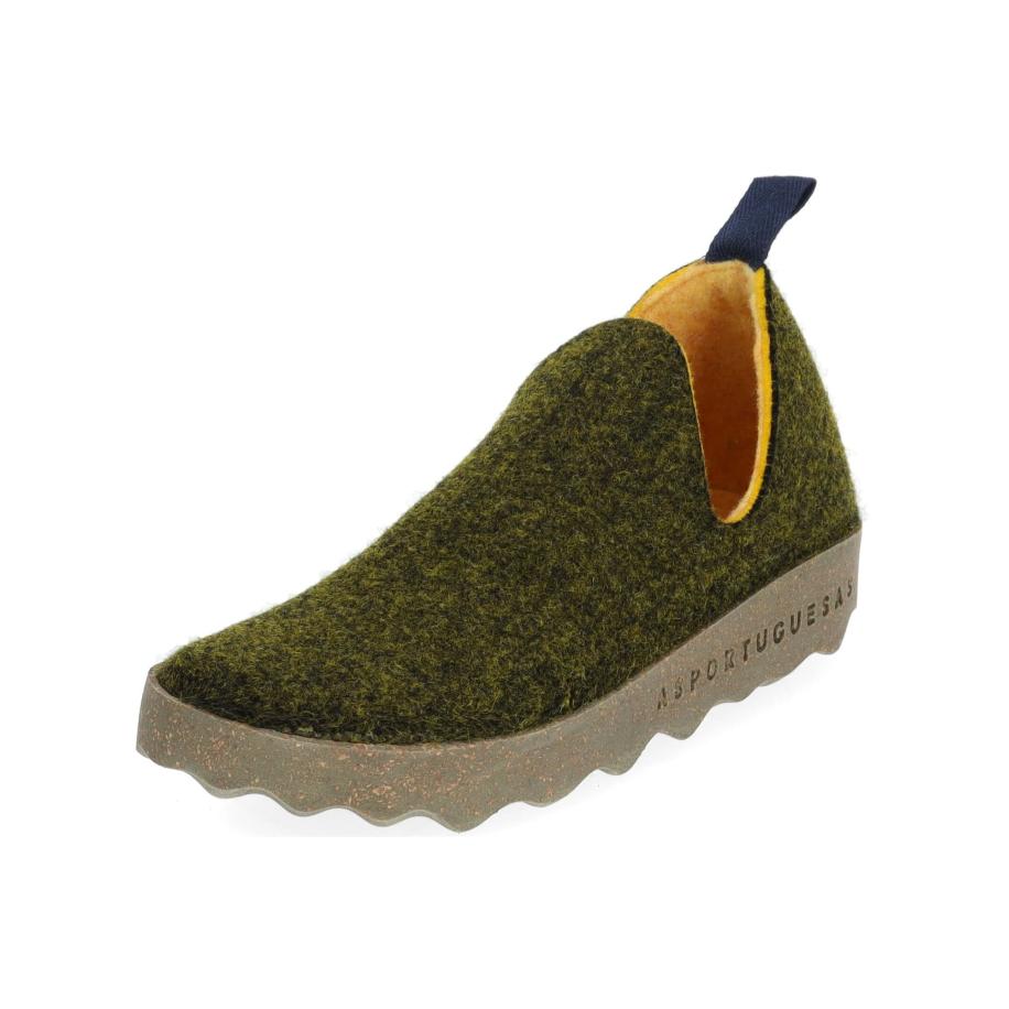 Asportuguesas Asportuguesas Huisschoenen geel / donkergroen / groen gemêleerd -