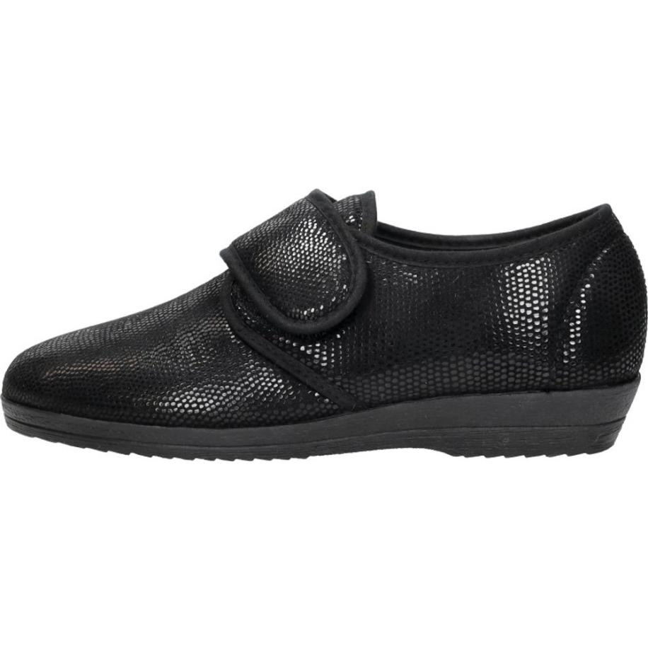 Comfort Plus - Dames Pantoffels Met Stretch Zwart