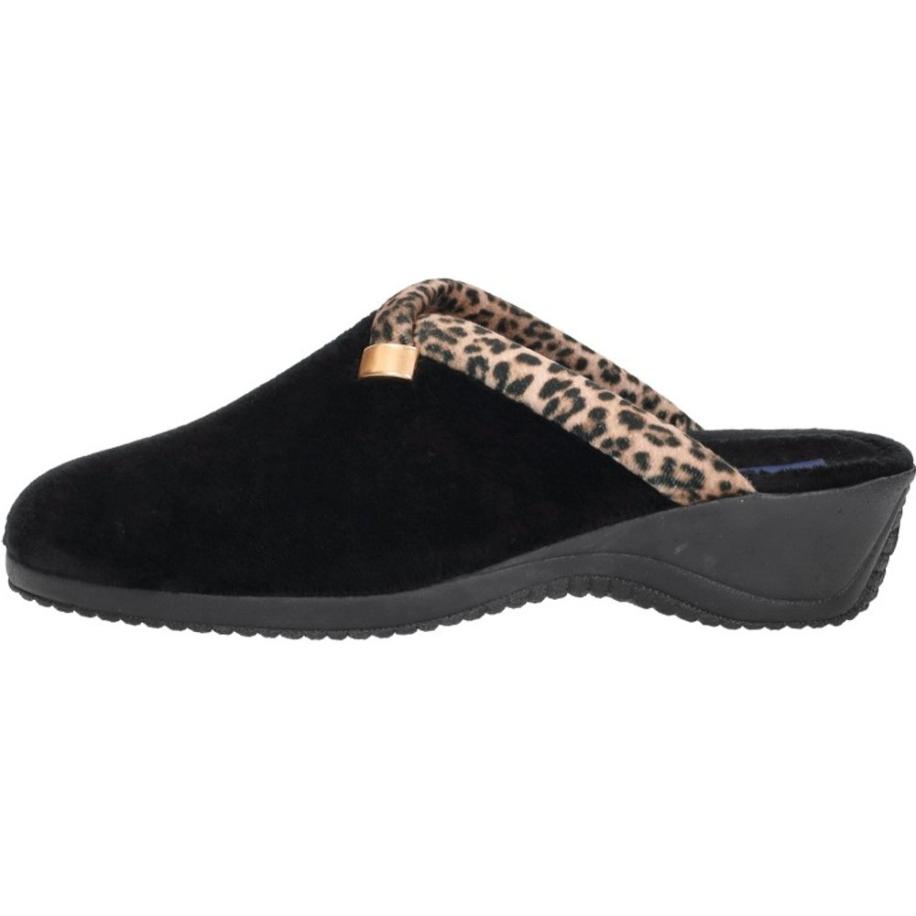 Comfort Plus - Pantoffels Open Zwart