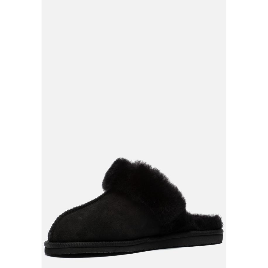 Bullboxer Pantoffels zwart Suede 270314 Zwart