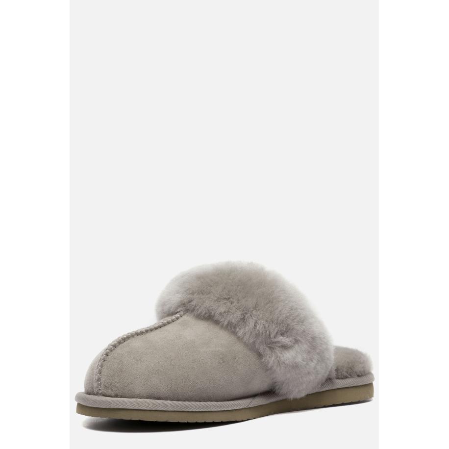 Bullboxer Pantoffels grijs Suede Grijs