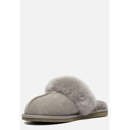 Bullboxer Pantoffels grijs Suede