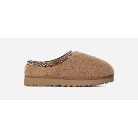 UGG® Tasman Maxi Curly in Brown, Maat 39, Shearling/Gerecyclede Materialen