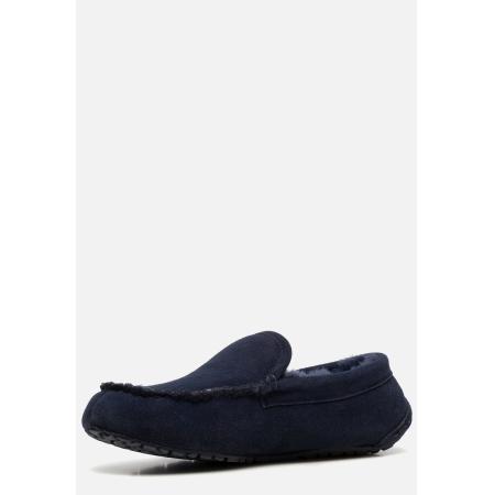 Warmbat Earlwood Pantoffels blauw Suede