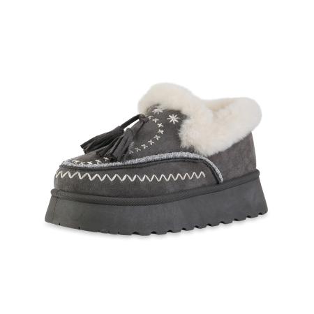 Van Hill Huisschoenen grijs