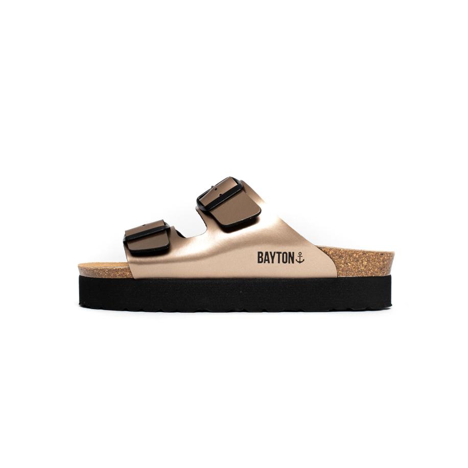 Bayton Bayton Huisschoenen Japet brons / zwart -